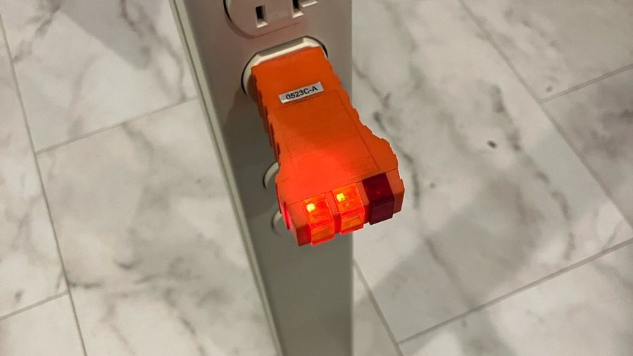 Commercial electrical repair — outlet fault diagnosis by SparkWise Electric in Northern Virginia