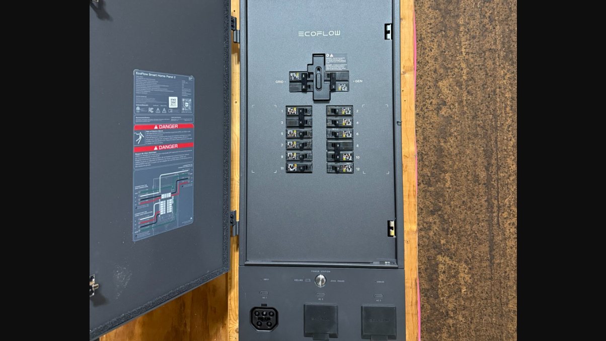 EcoFlow Smart Home Panel 2 installed by SparkWise Electric in Northern Virginia