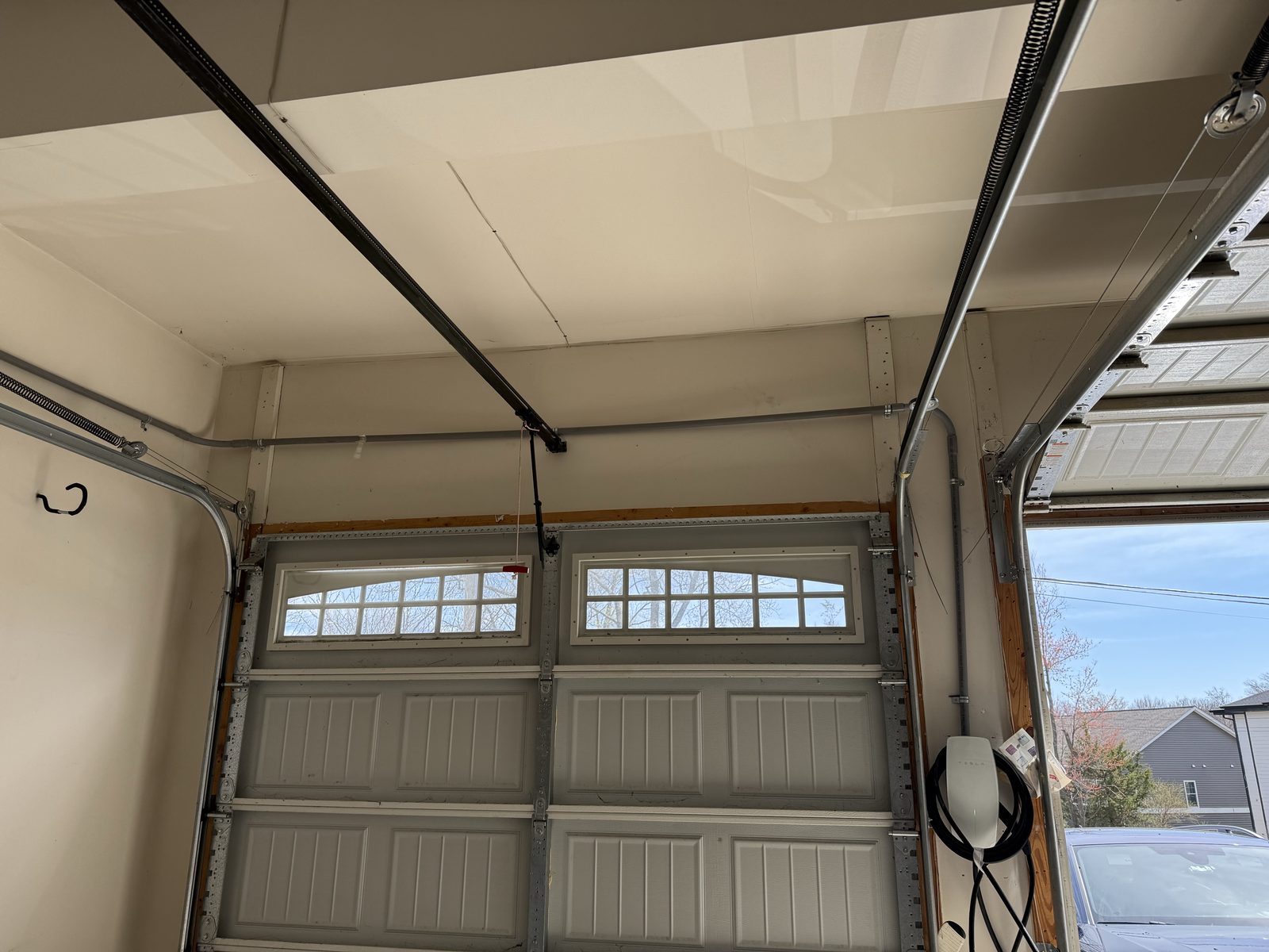 EV charger circuit installed in Falls Church, VA by SparkWise Electric