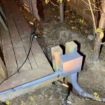 Outdoor junction box installed for landscape lighting in Arlington VA – SparkWise Electric