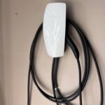 Tesla Wall Connector installed by SparkWise Electric in an Ashburn VA garage