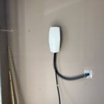 Tesla Wall Connector EV charger install with conduit run by SparkWise Electric in Ashburn VA