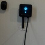 Compact EV charger wall unit installed by SparkWise Electric in Gainesville VA