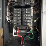 Backup transfer panel wiring for a whole-home battery system by SparkWise Electric in McLean VA